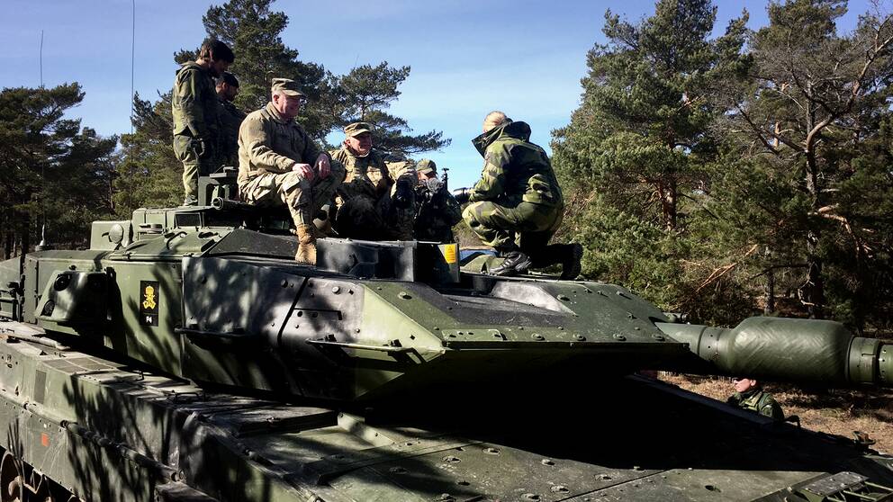 amerikansk arméchef besök militär Gotland öst