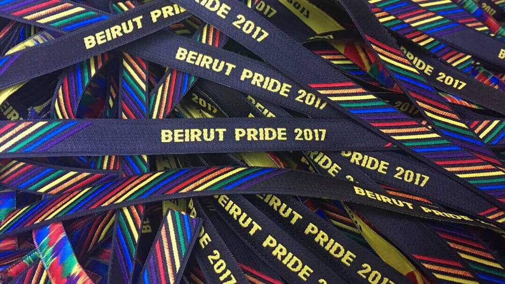 Armband till veckan Beirut Pride 2017.