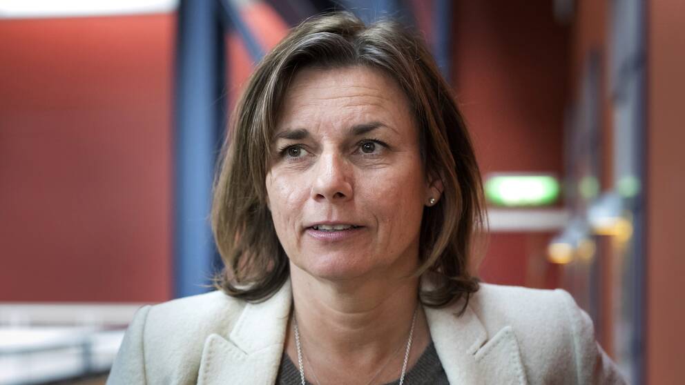 Isabella Lövin, språkrör för Miljöpartiet.