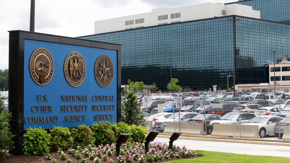 Bild på exteriören av National Security Agency, NSA, i USA.