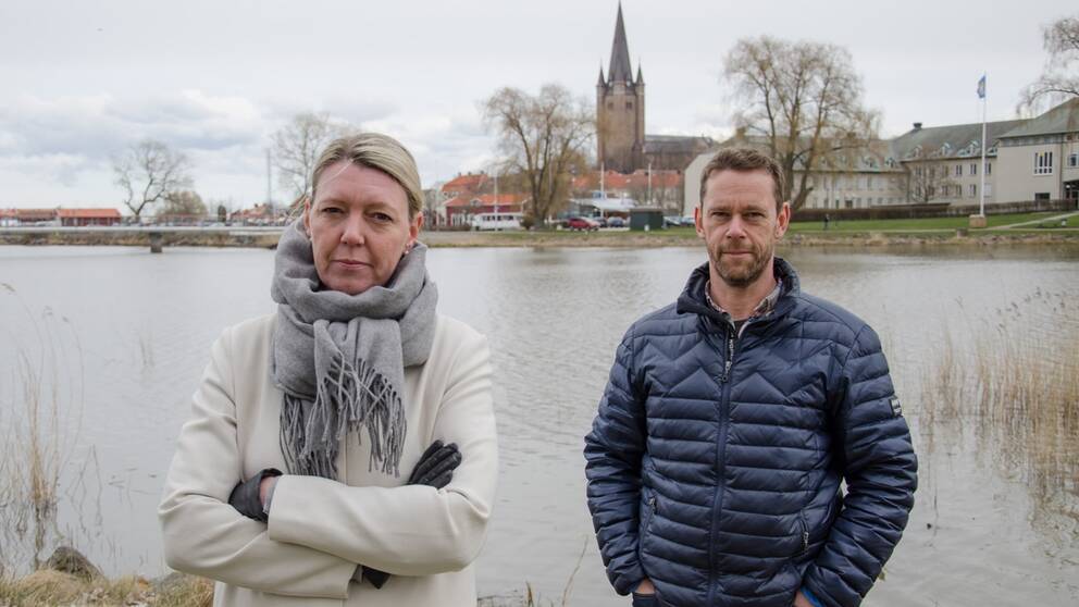 Reportrarna Pernilla Wadebäck och Mats Öfverström.