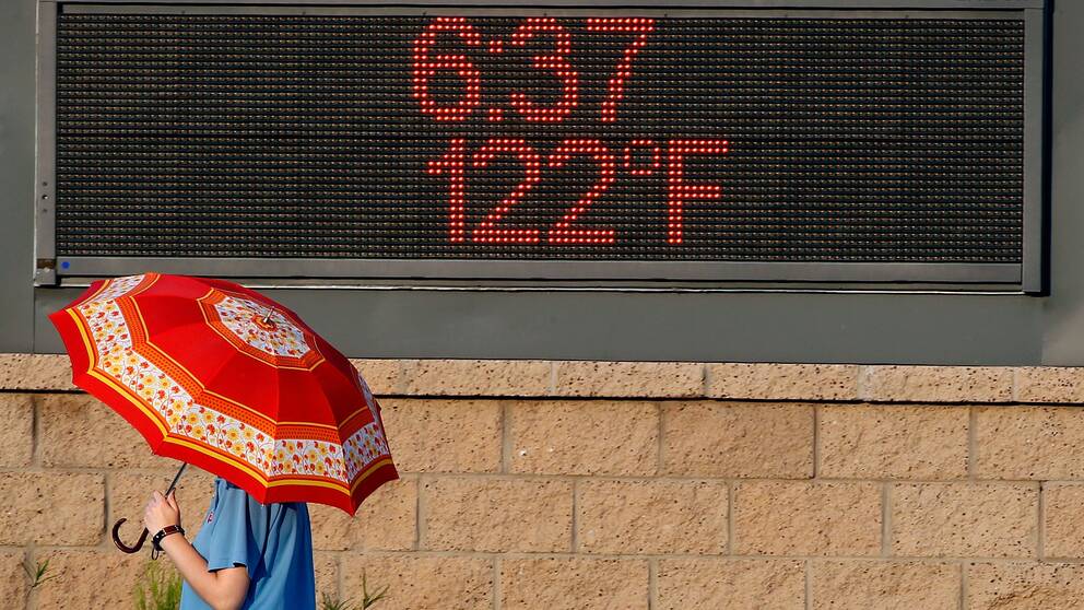 I tisdags, 20 juni, var temperaturen uppe i 50 grader.