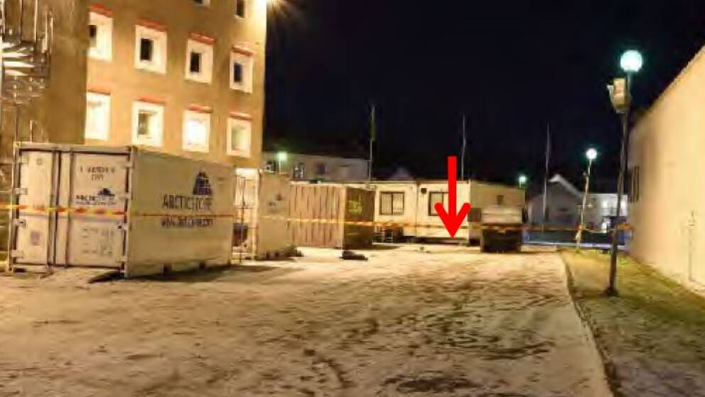 Här inträffade explosionen.