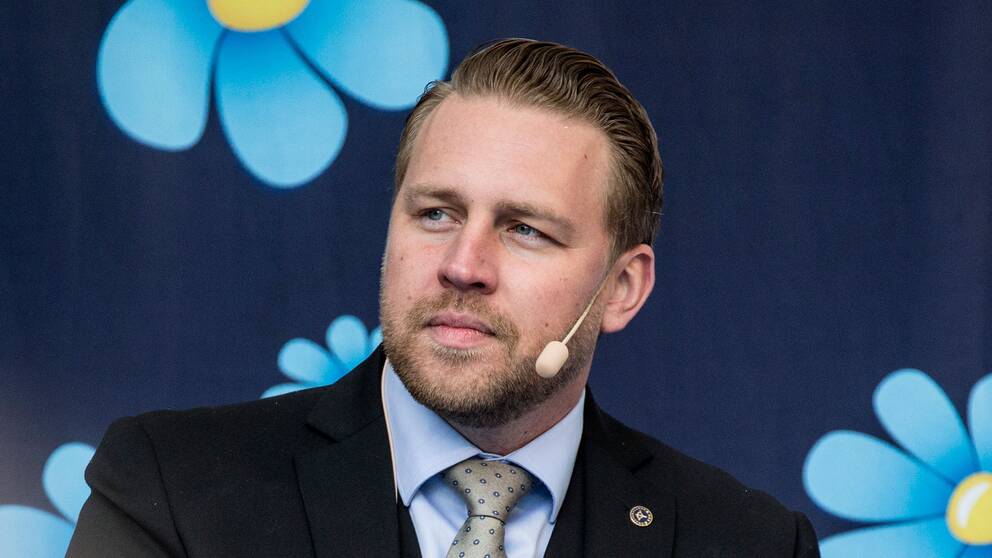 Sverigedemokraternas gruppledare Mattias Karlsson