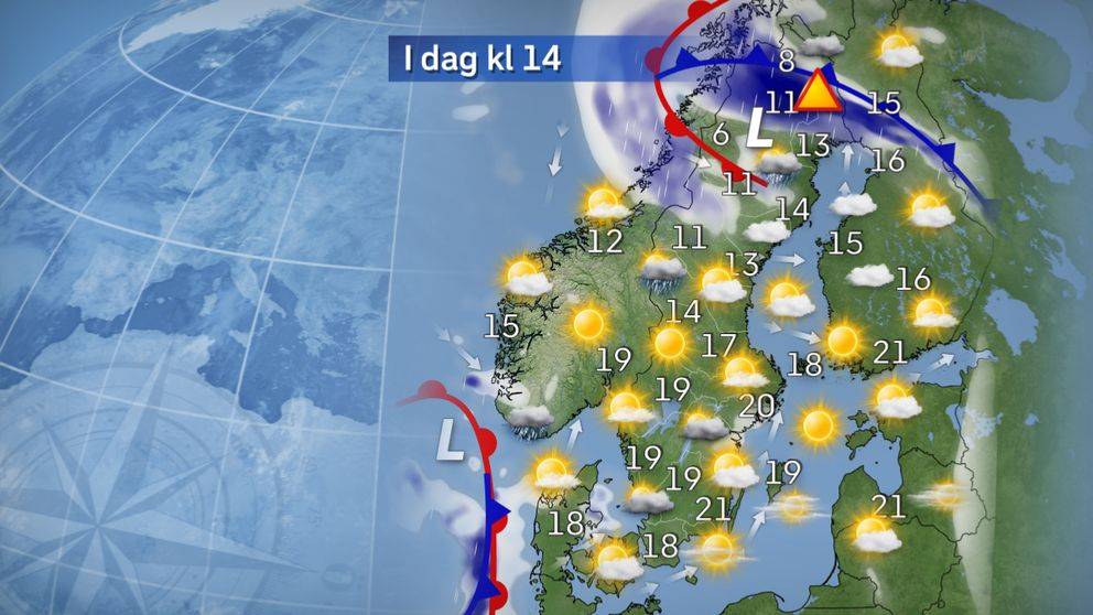 Stora regnmängder i Norrbotten | SVT Nyheter