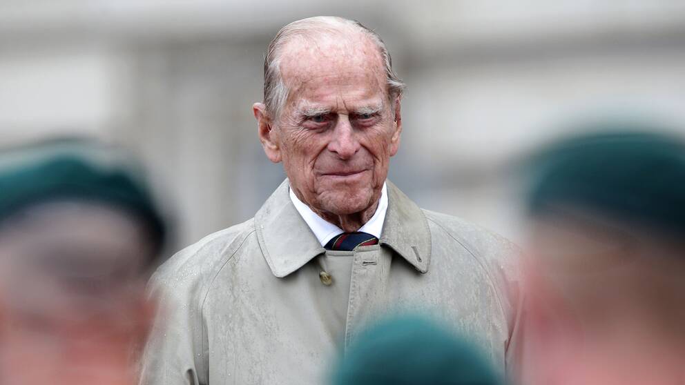 Prins Philip under sitt sista officiella framträdande. Framöver kommer han inte tacka ja till några inbjudningar.