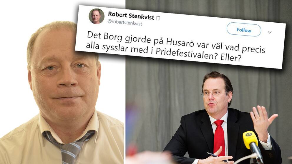 Robert Stenkvist (SD) och Anders Borg.