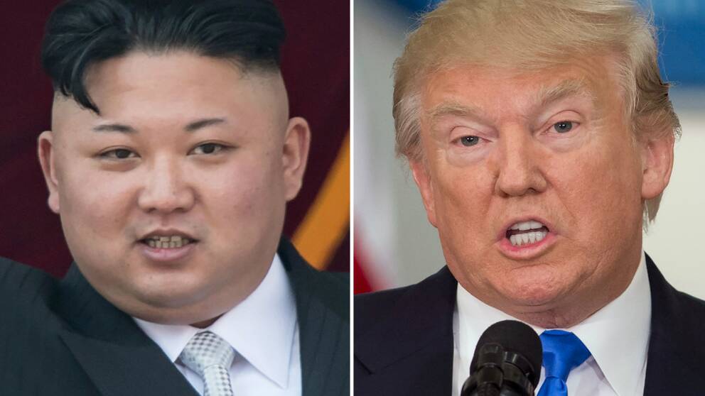 Kim Jong-Un och Donald Trump