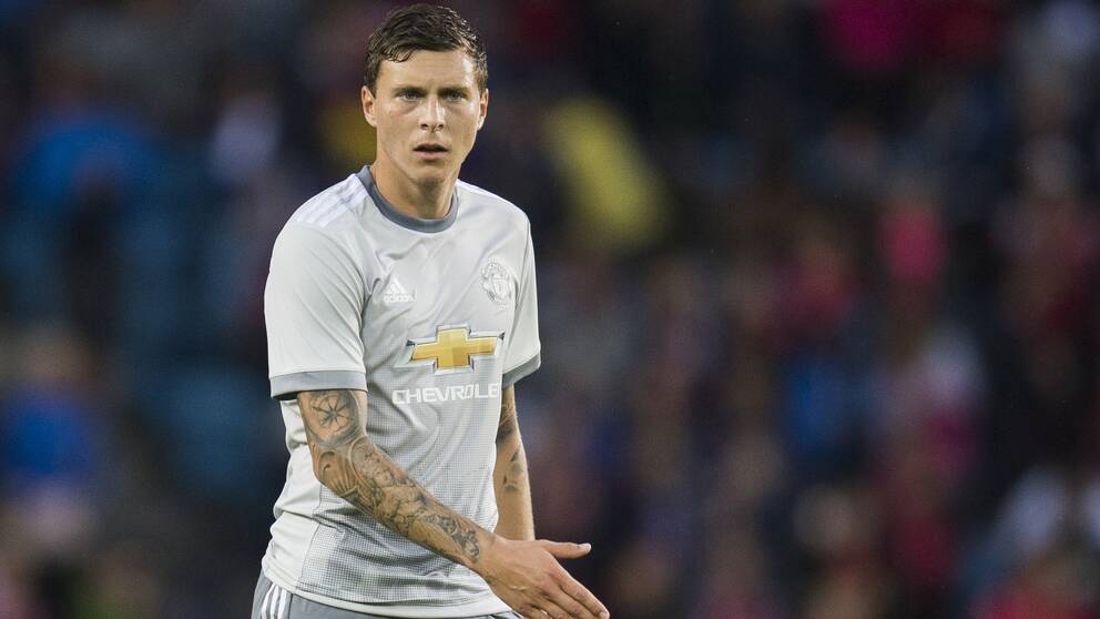 Viktor Nilsson Lindelöf i ligadebut för Manchester United.