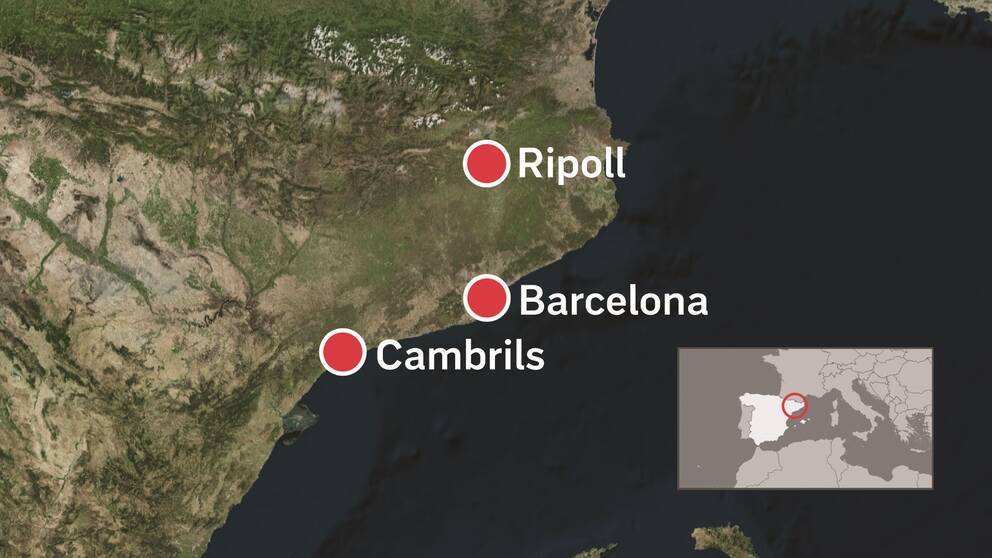 Två attacker ägde rum under torsdagskvällen - en i Barcelona och en i Cambrils.