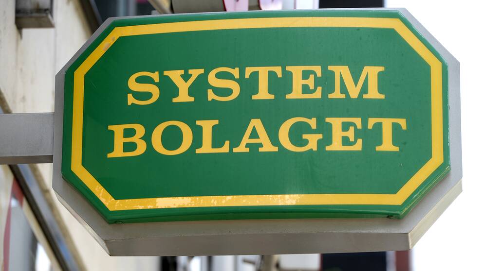 En av Systembolagets skyltar. 