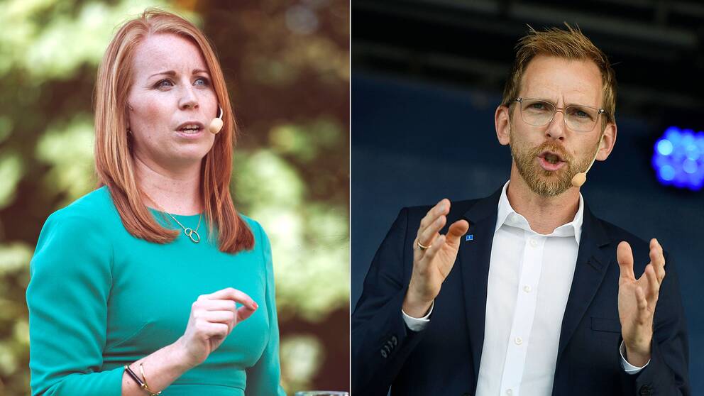 Annie Lööf (C) och Jacob Forssmed (KD) sågar förslaget om vinsttak i välfärden