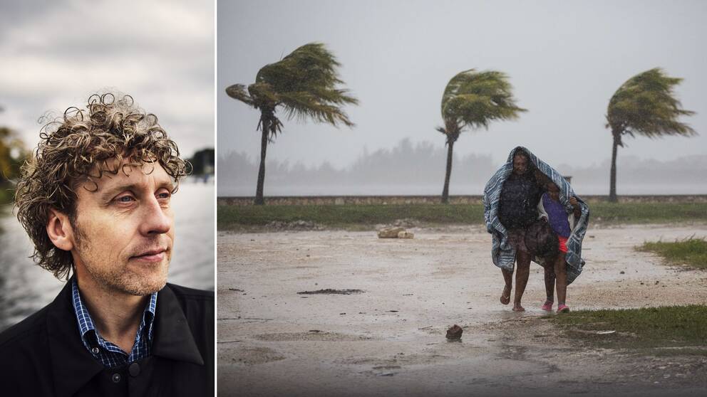 Harvey och Irma är exempel på väderfenomen som följer FN:s framtidsscenario på konsekvenserna av stigande temperatur, menar SVT:s meteorolog Pererik Åberg.