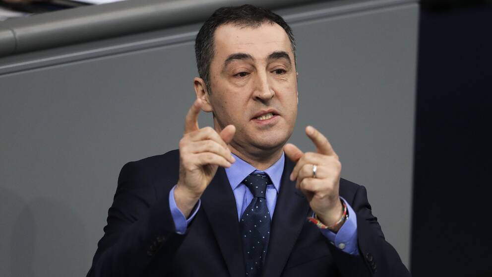 De Grönas partiledare Cem Özdemir.