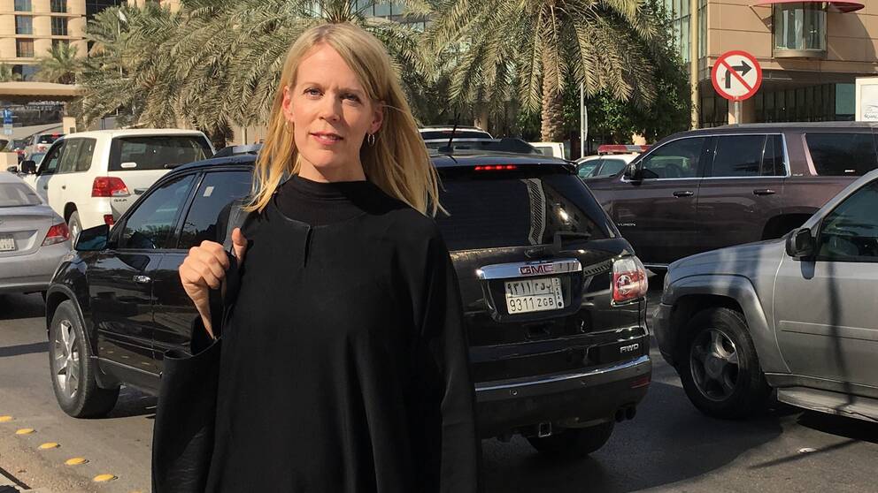 SVT:s korrespondent Stina Blomgren på plats i Riyadh, Saudiarabien.