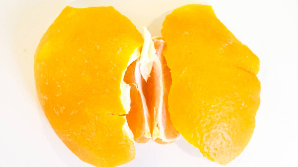 Fotomontage med clementin