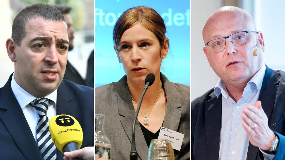 Roger Haddad (L), Karin Pettersson, politisk chefredaktör Aftonbladet, Magnus Ranstorp, terrorforskare