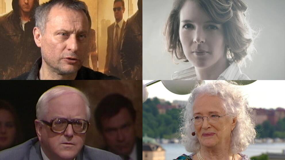 Michael Nyqvist, Zaida Catalán, Nils G. Åsling och Magdalena Ribbing i ett fotocollage.
