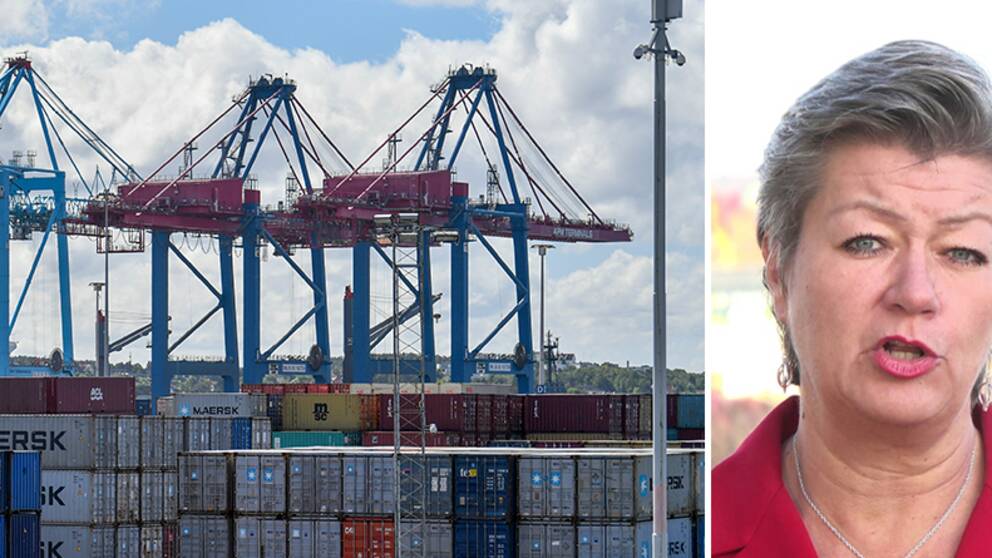 Arbetsmarknadsminister Ylva Johansson (S) får kritik av vänsterjurister om förslaget att begränsa strejkrätten.