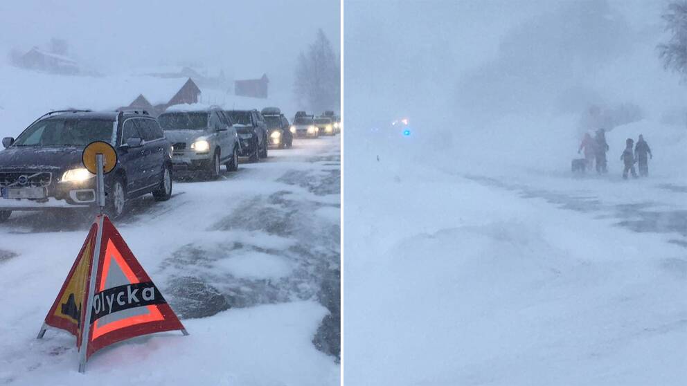 Ovädret i Åre har lett till olyckor