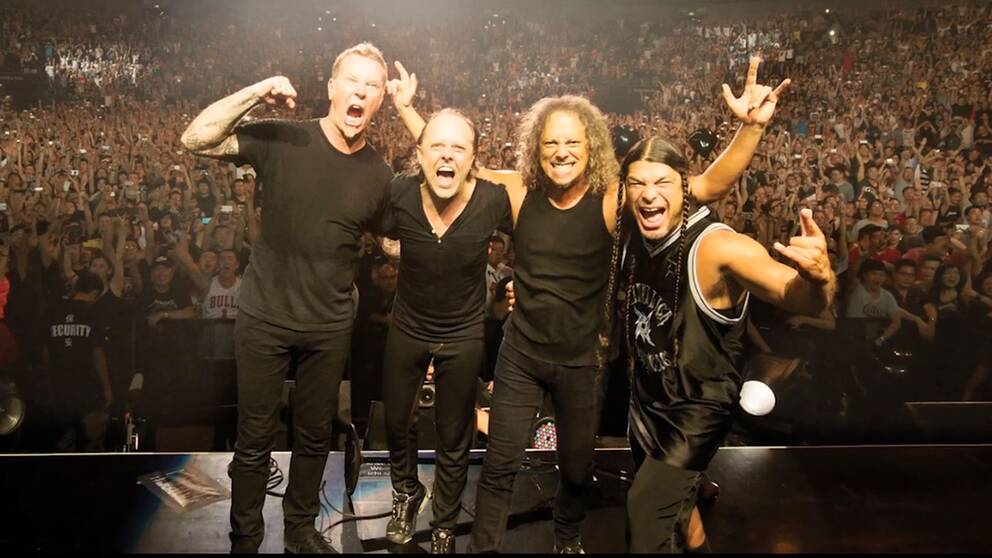Metallica är ett av världens största hårdrocksband genom tiderna.