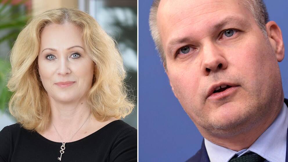 Bild på Jeanette Gustafsson och Morgan Johansson.