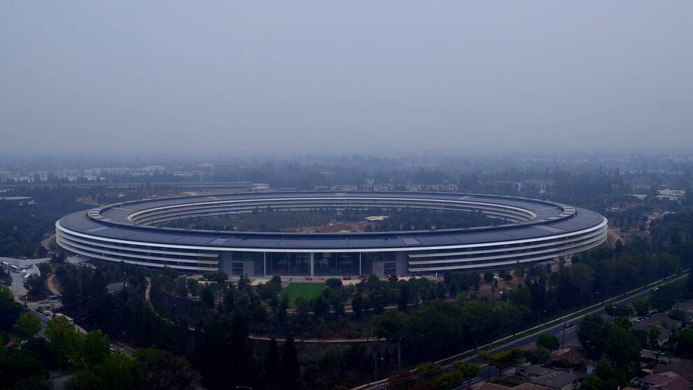 Apples nya högkvarter i Cupertino i Kalifornien har nu tagits i bruk.
