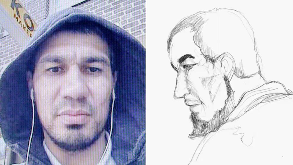 Terroråtalade Rakhmat Akilov.