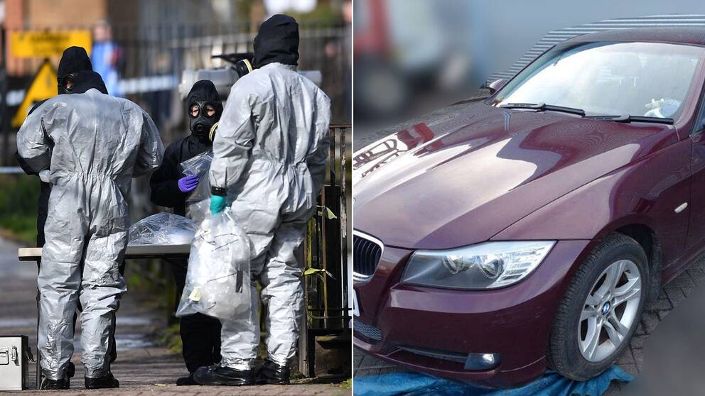 Den brittiska polismyndigheten Scottland Yard har släppt en övervakningsfilm av Skripals vinröda BMW och uppmanar allmänheten att höra av sig om de såg bilen den 4 mars.
