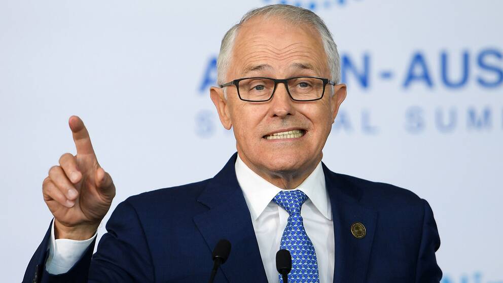 Australiens premiärminister Malcolm Turnbull