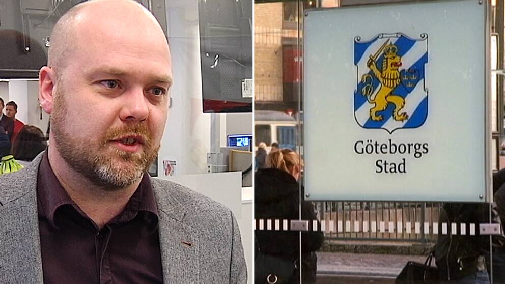 Daniel Olsson. Göteborgs stads stadsvapen.