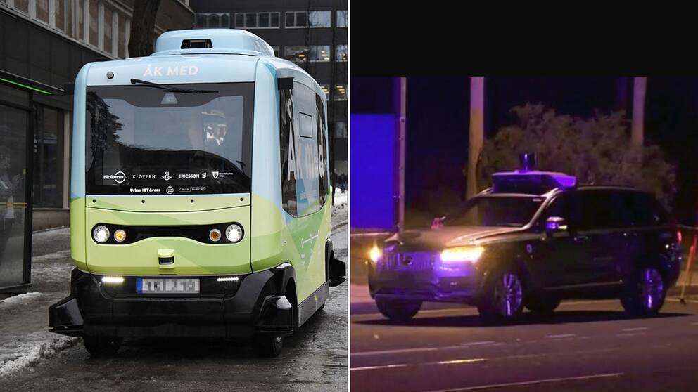 Sedan januari 2018 kör en självkörande buss i vanlig trafik i Kista utanför Stockholm. Den första dödsolyckan med en självkörande bil inträffade i Arizona i USA nyligen.