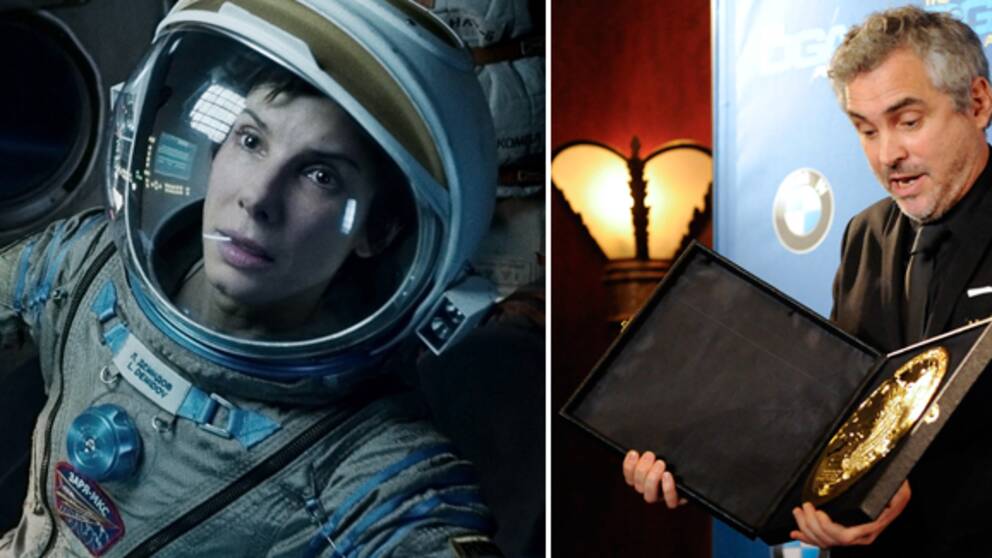 Sandra Bullock & Alfonso Cuaron.