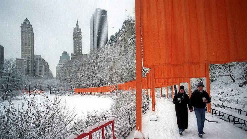 The Gates hette en konstverk av Christo och Jeanne-Claude i Central Park i New York.