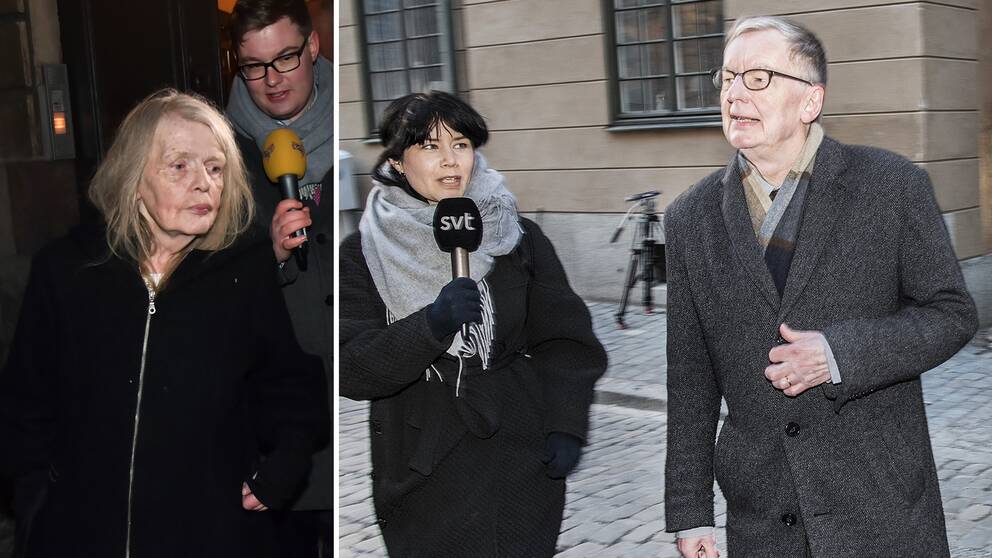 Svenska Adademiens ledamöter, med bland andra Kristina Lugn och Anders Olsson, möttes som vanligt under torsdagen – men inte likt föregående vecka i Börshuset, utan på hemlig plats.