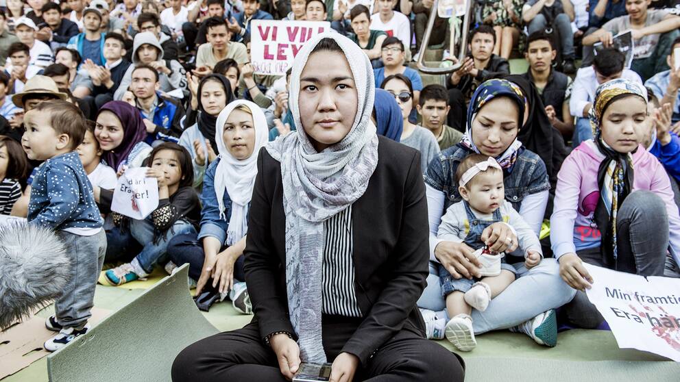 Fatemeh Khavari, talesperson för nätverket Ung i Sverige, som vill stoppa utvisningarna till Afghanistan.