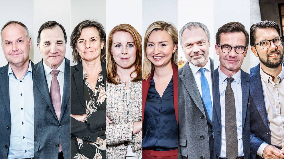 Alla partiledare utom Gustav Fridolin.