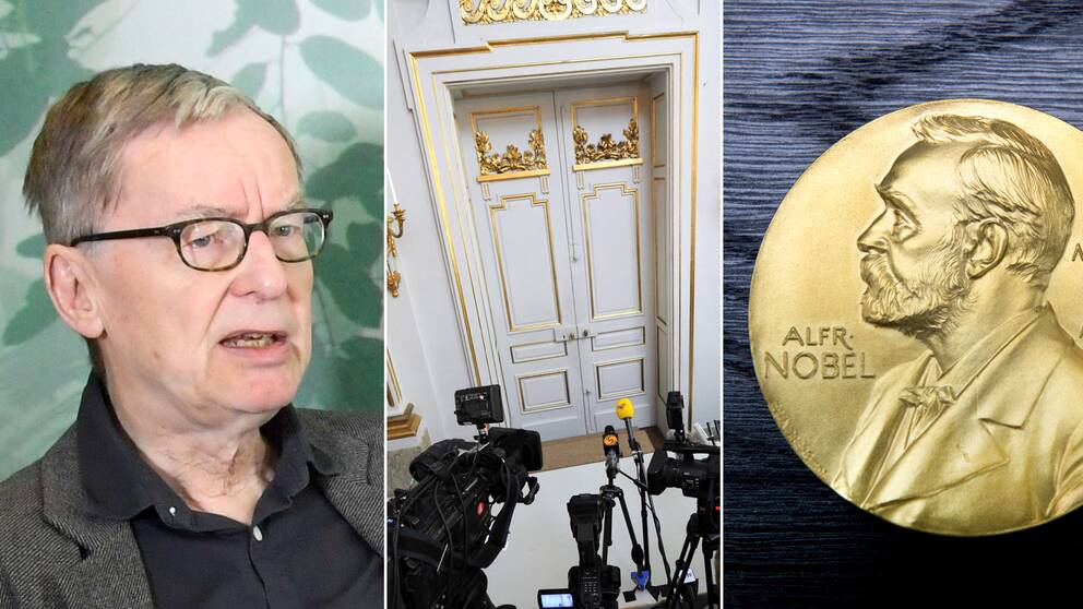 Anders Olsson, interiör på börshuset och Nobelpriset