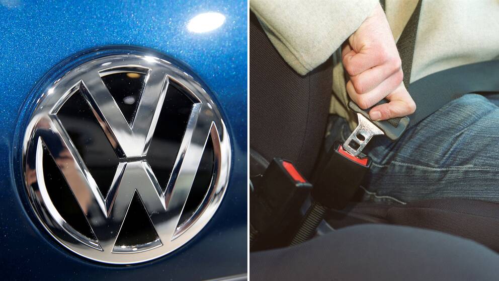 Volkswagen kommer att återkalla tre bilmodeller på grund av ett fel på säkerhetsbältet.