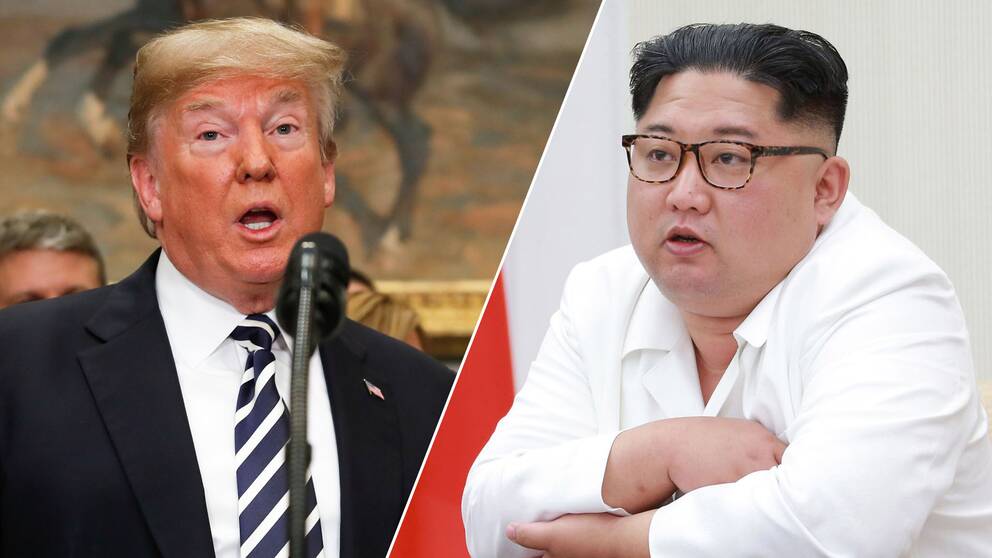 USA:s president Donald Trump och Nordkoreas ledare Kim Jon-Un.