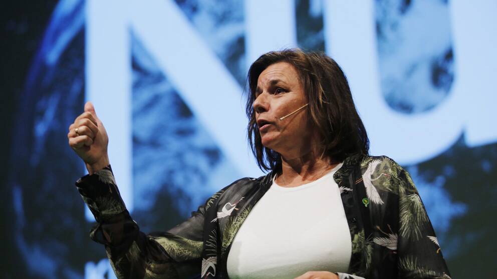 Miljöpartiets språkrör Isabella Lövin.