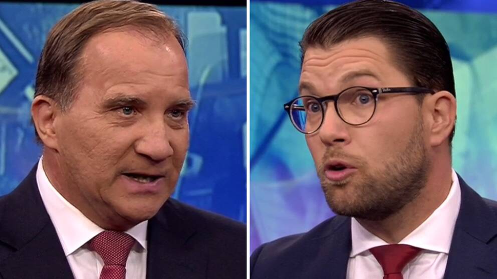 Första debatten hittills mellan Åkesson och Löfven | SVT ...