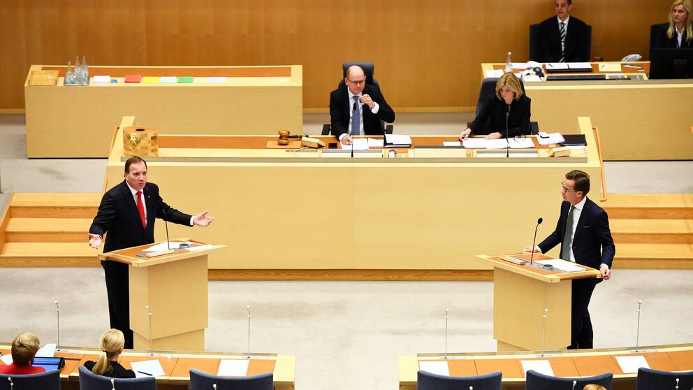 Löfven Kristersson Riksdagen