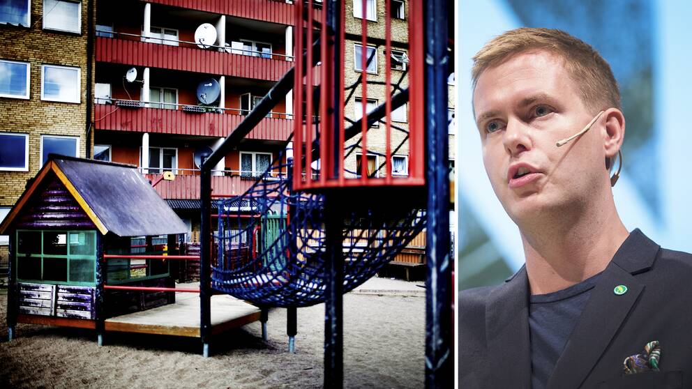 Ett lekområde på en förskola i Sverige, där ska det inte råda några som helst tveksamheter om vad som gäller när det kommer till barns rättigheter och kläder, menar Gustav Fridolin (MP)