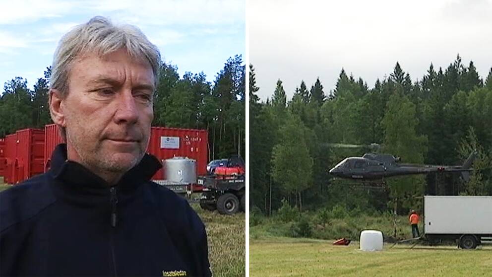 Hör räddningsledare Lars Eliasson berätta om läget