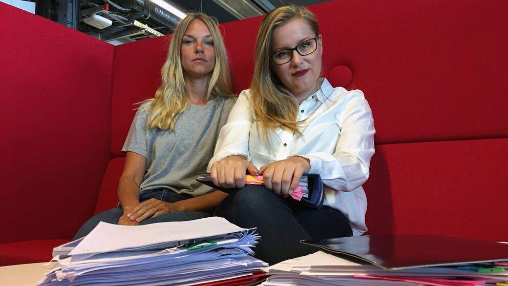 Natalie Medic och Johanna Jönsson på SVT Nyheter Helsingborg