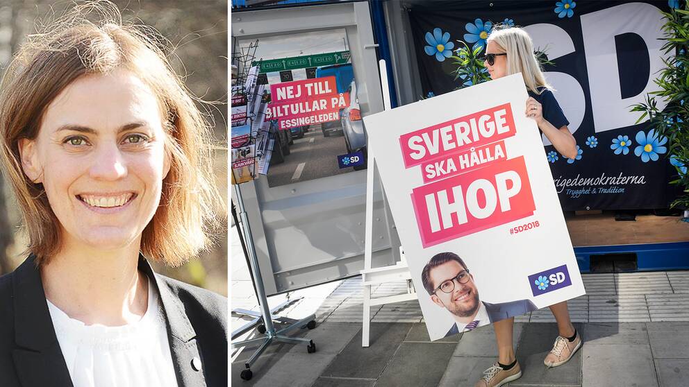 Caroline Dieker, oppositionsråd och gruppledare för Moderaterna i Askersund.