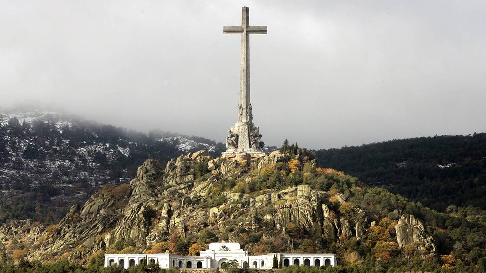 Monumentet vid De stupades dal (Valle de los Caídos) där Spaniens forne diktator Francisco Franco ligger begravd.