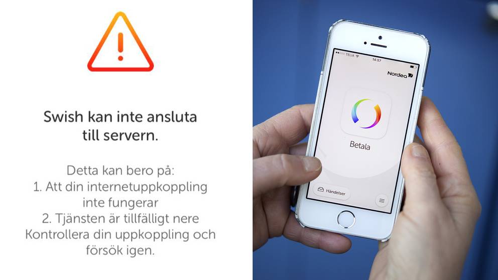 Aterkommande Problem Pa Swish Mycket Olyckligt Svt Nyheter