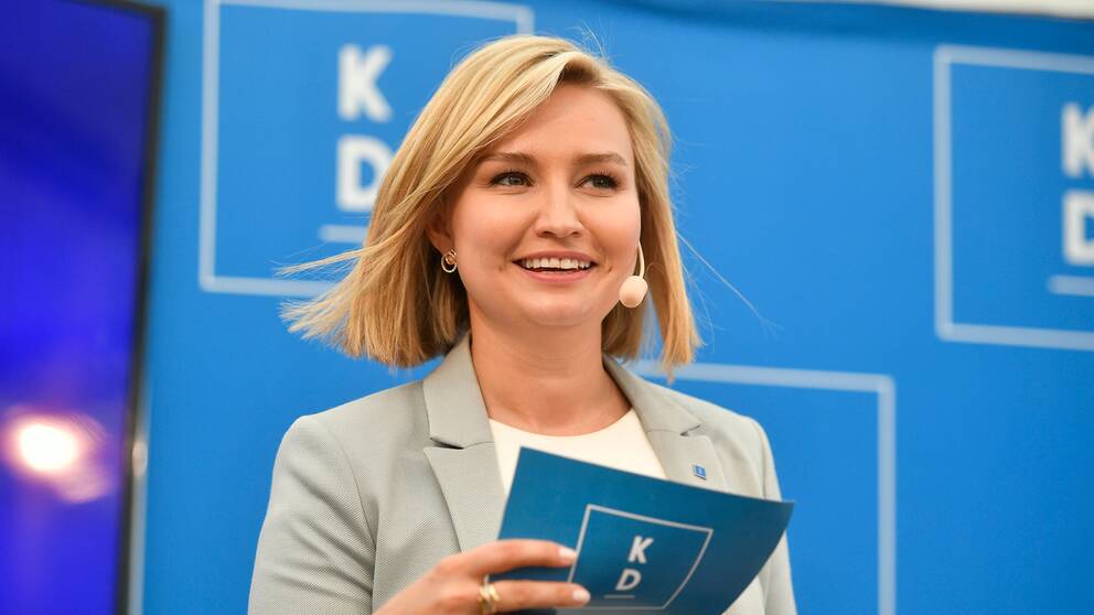 Kristdemokraternas partiledare Ebba Busch Thor